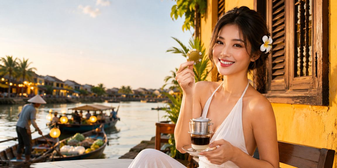 Bạn trẻ Hội An xem thông tin voucher cá cược bóng rổ tại quán cà phê